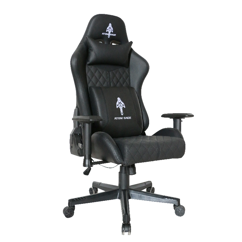 High Back Hot Selling Ergonomic Black Gaming Chair Racing Office Chair with Footrest